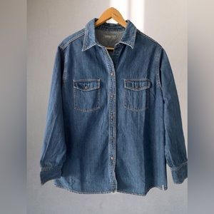 Esprit Vintage Jeans Jacket Blue Size 12 All Seasons